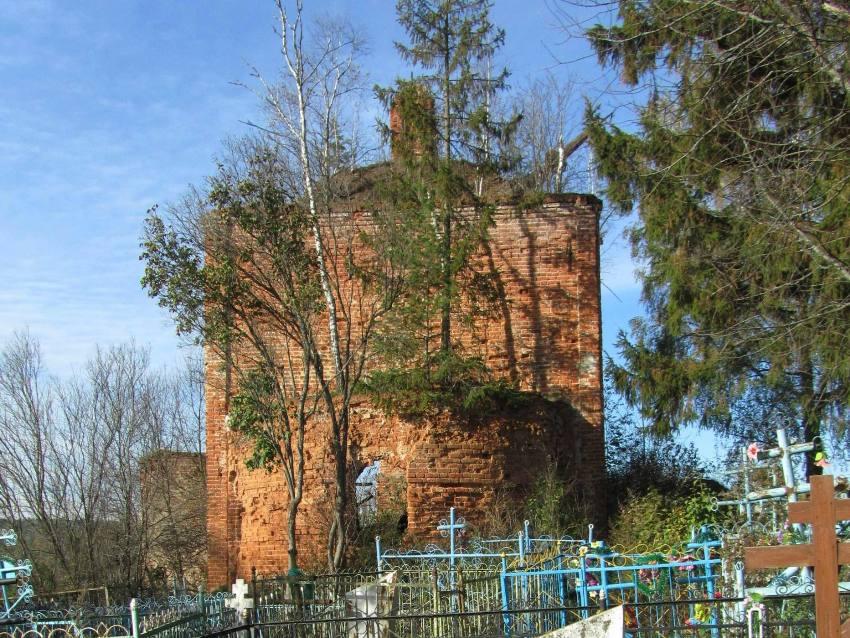 Церковь Георгия Победоносца, Желовь (Перемышльский район, Калужская область). фасады, вид с востока