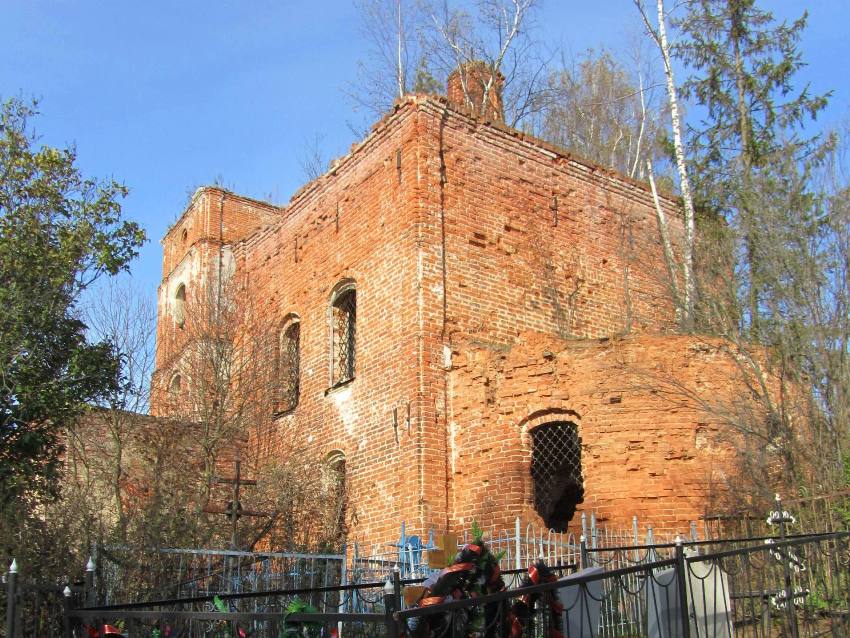 Церковь Георгия Победоносца, Желовь (Перемышльский район, Калужская область). фасады, вид с юго-востока