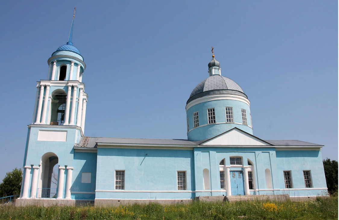 Церковь Успения Пресвятой Богородицы, Нижний Воргол (Елецкий район и г. Елец, Липецкая область). дополнительная информация, Южый фасад