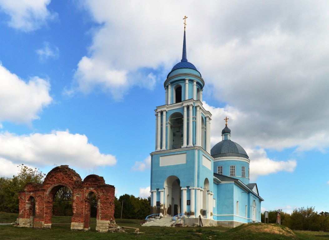 Церковь Успения Пресвятой Богородицы, Нижний Воргол (Елецкий район и г. Елец, Липецкая область). фасады