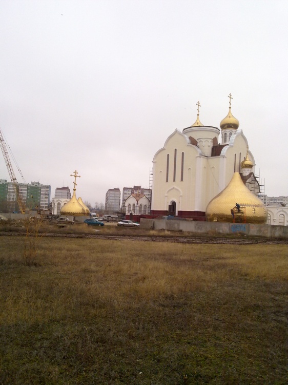 Волгодонск. Кафедральный собор Рождества Христова. архитектурные детали, Идёт строительство