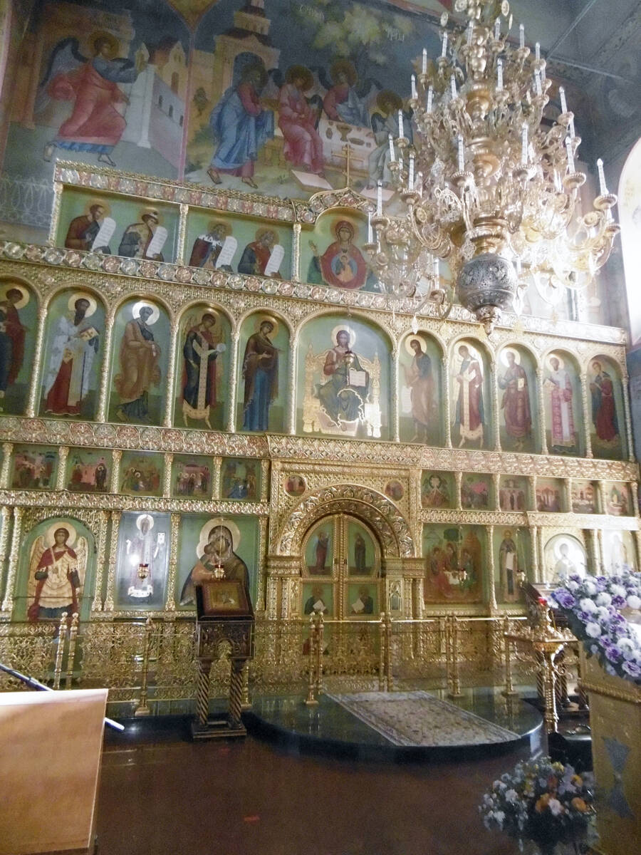 Церковь Троицы Живоначальной в Копосове, Сормовский район (Нижний Новгород, город, Нижегородская область). интерьер и убранство, Главный иконостас храма