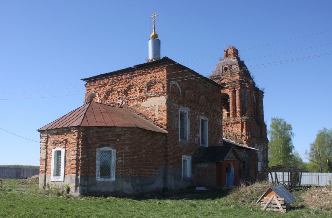Церковь Казанской иконы Божией Матери, Григоровское (Перемышльский район, Калужская область). фасады