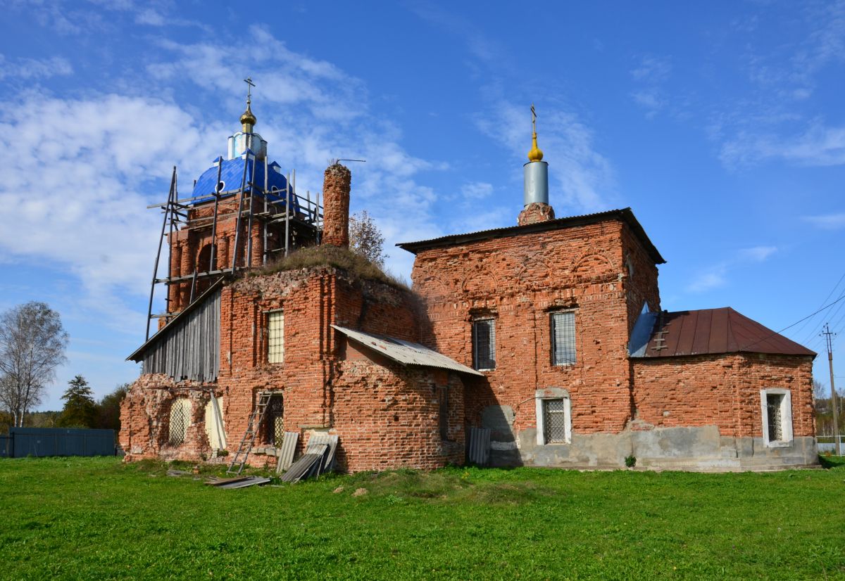 Церковь Казанской иконы Божией Матери, Григоровское (Перемышльский район, Калужская область). фасады
