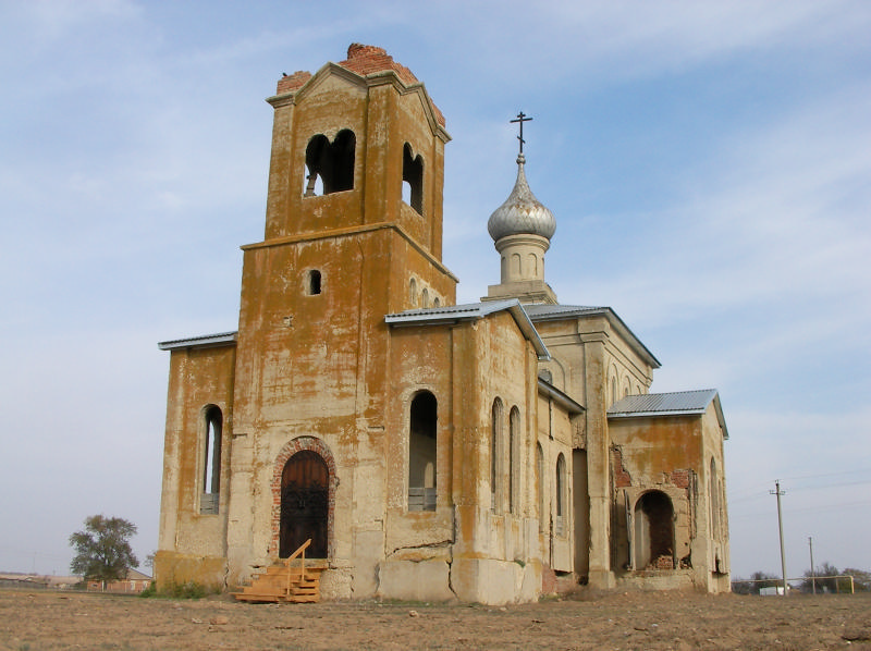 Карповский. Церковь Георгия Победоносца. фасады, Вид на колокольню