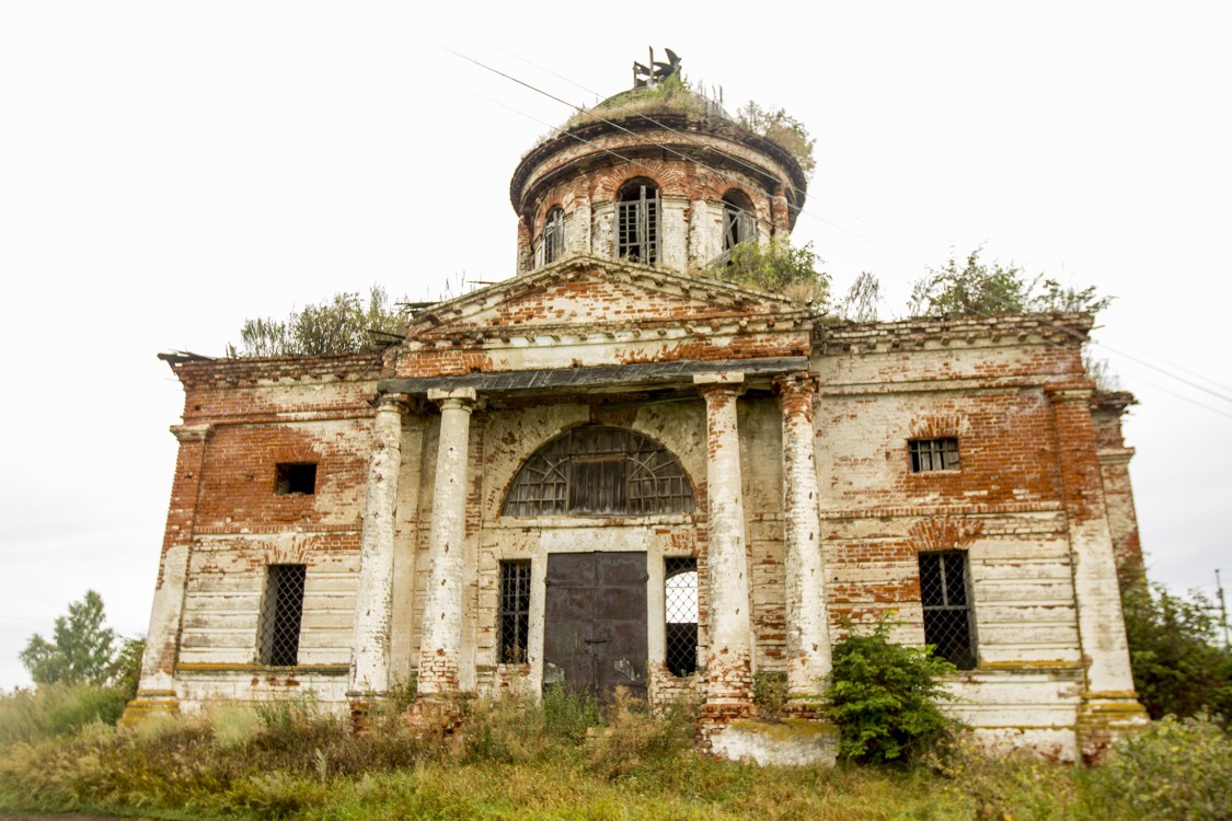 Скорятино. Церковь Покрова Пресвятой Богородицы. фасады