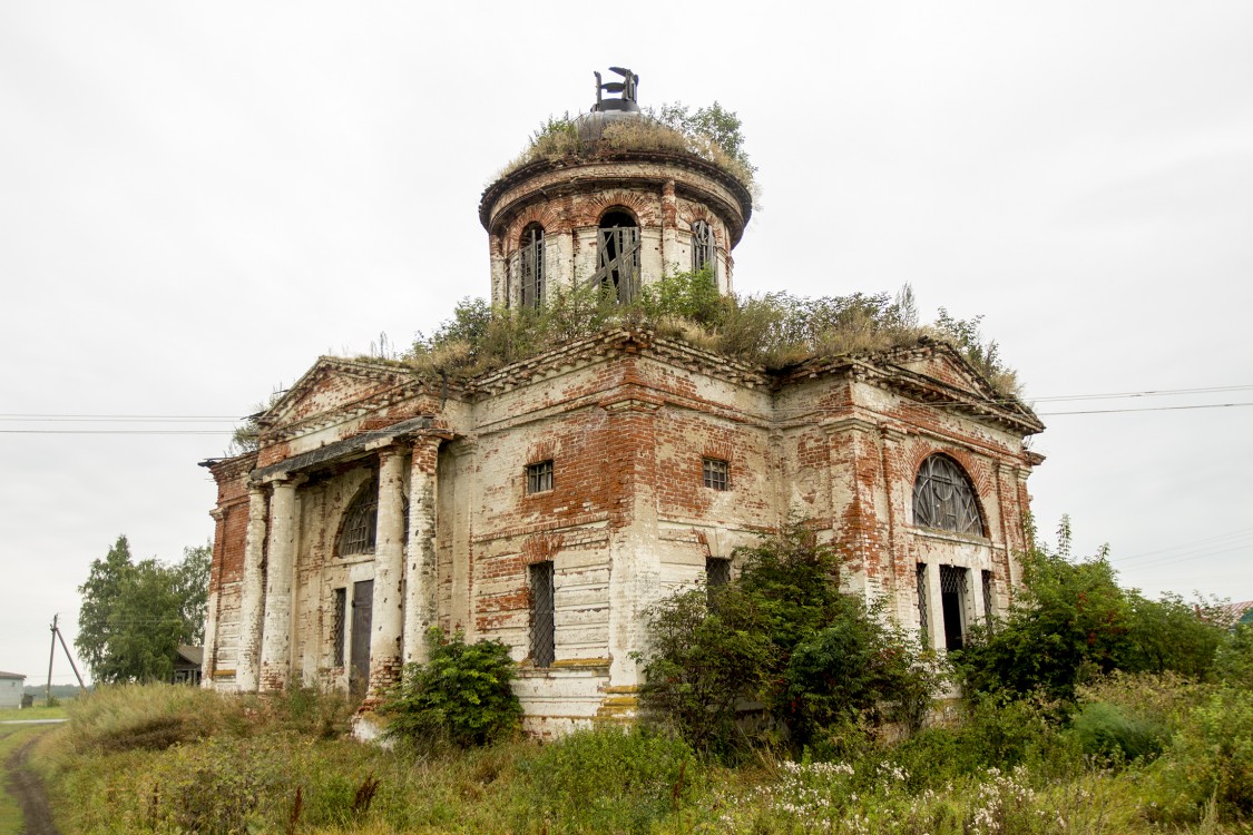 Скорятино. Церковь Покрова Пресвятой Богородицы. фасады