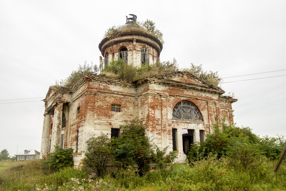 Скорятино. Церковь Покрова Пресвятой Богородицы. фасады