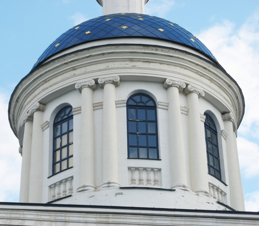 Церковь Покрова Пресвятой Богородицы, Глухово (Дивеевский район, Нижегородская область). архитектурные детали, Купол основного объема храма