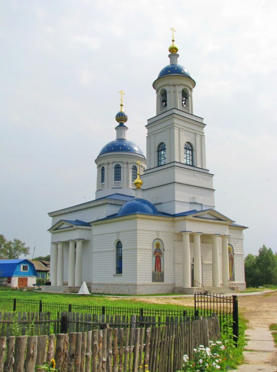 Глухово. Церковь Покрова Пресвятой Богородицы. фасады