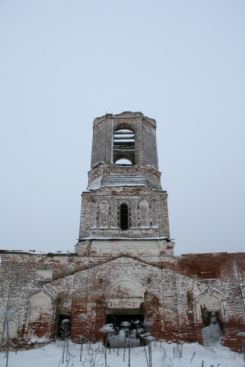 Церковь Николая Чудотворца, Пыёлдино (Сысольский район, Республика Коми). общий вид в ландшафте