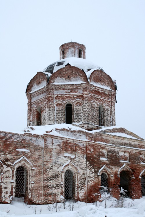 Церковь Николая Чудотворца, Пыёлдино (Сысольский район, Республика Коми). общий вид в ландшафте