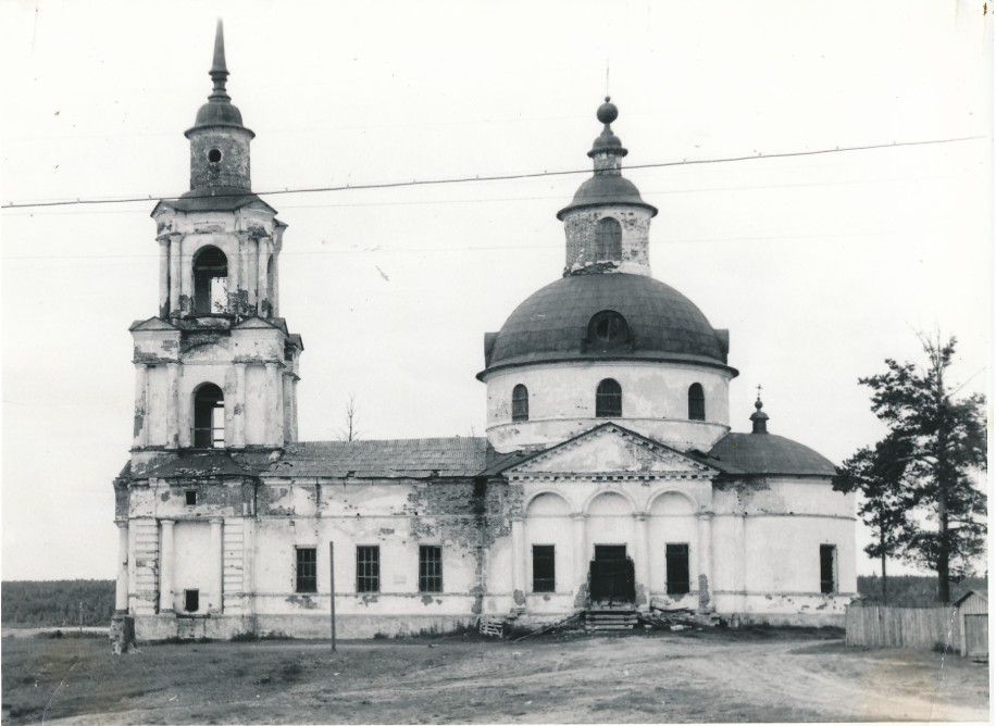 Церковь Димитрия Ростовского, Кажим (Кажым) (Койгородский район, Республика Коми). архивная фотография, из фондов Койгородского музея