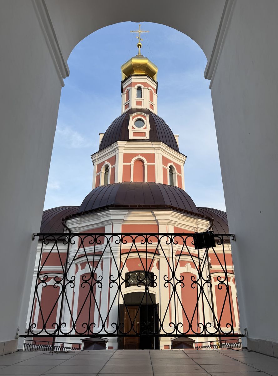 Вид с яруса звона колокольни, дополнительная информация. Церковь Усекновения главы Иоанна Предтечи, Хирино (Шатковский район, Нижегородская область)