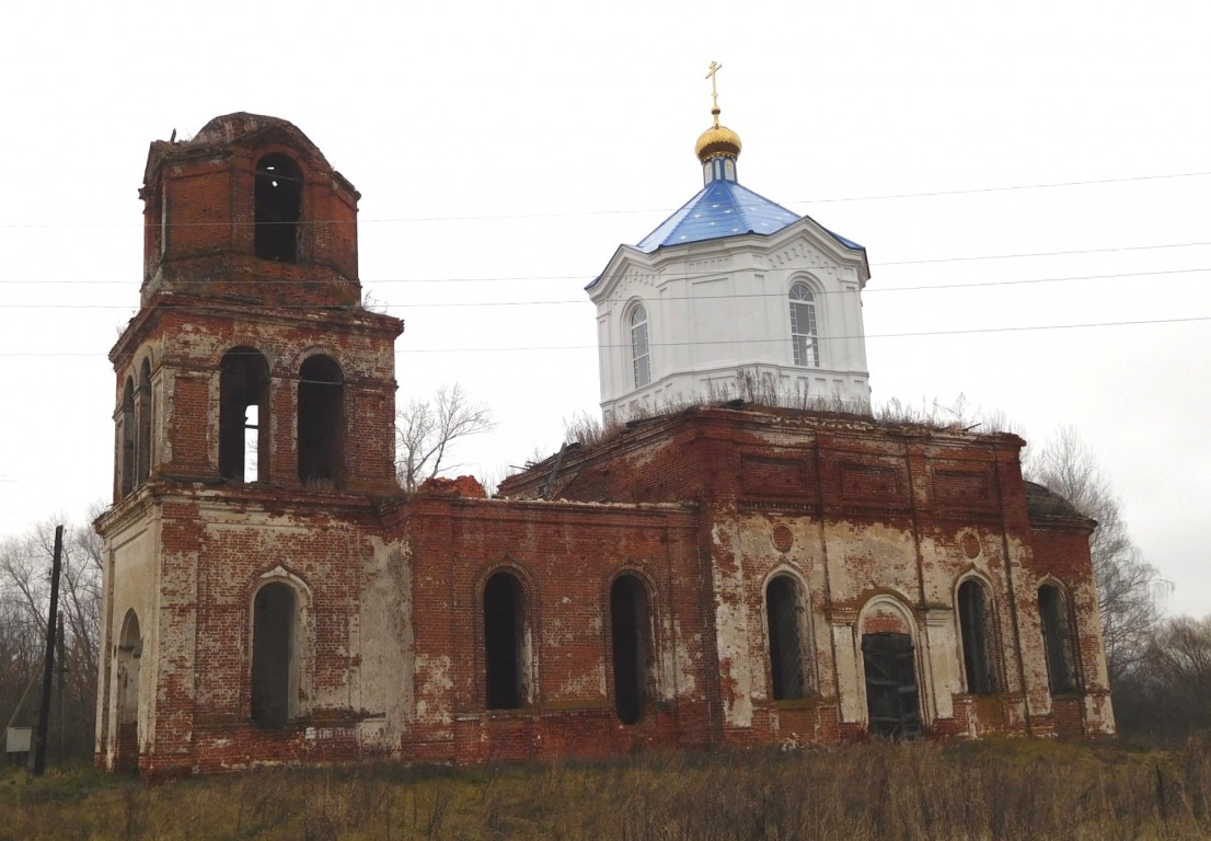 Елховка. Церковь Покрова Пресвятой Богородицы. фасады