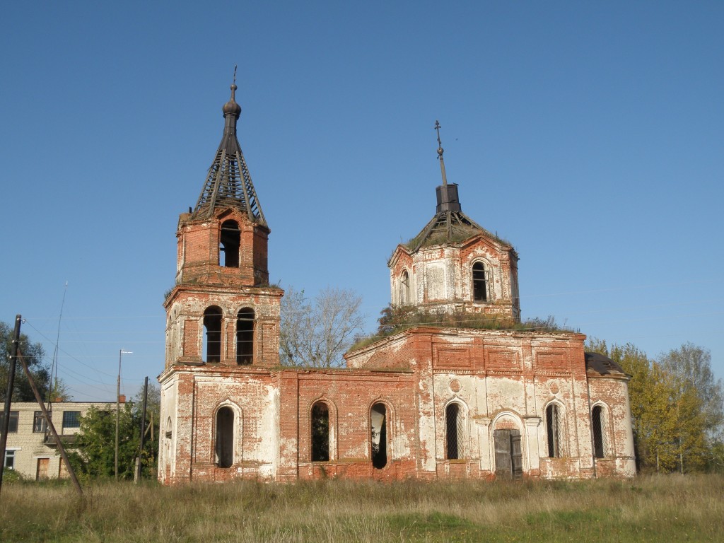 Церковь Покрова Пресвятой Богородицы, Елховка (Шатковский район, Нижегородская область). фасады