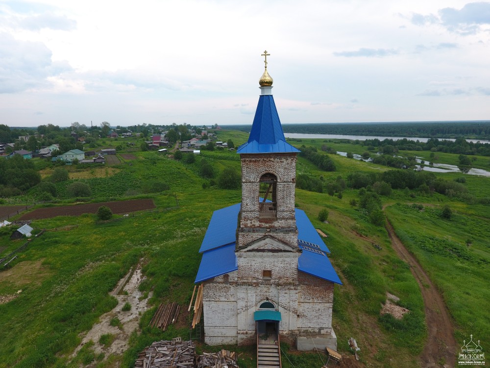 Пезмег. Церковь Прокопия Устюжского. документальные фотографии, ООО СРК Искон