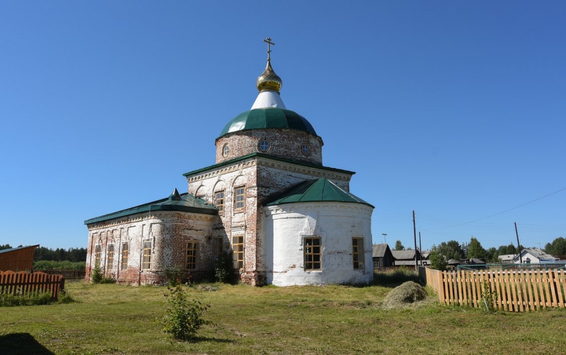 Подъельск. Церковь Троицы Живоначальной. фасады