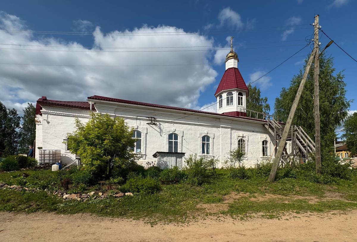Южный фасад, фасады. Церковь Петра и Павла, Усть-Кулом (Усть-Куломский район, Республика Коми)