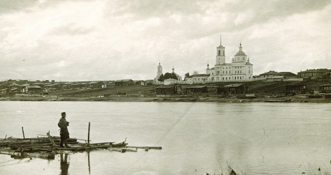 Усть-Кулом. Церковь Воскресения Христова. архивная фотография, Из фондов Сольвычегодского историко-художественного музея