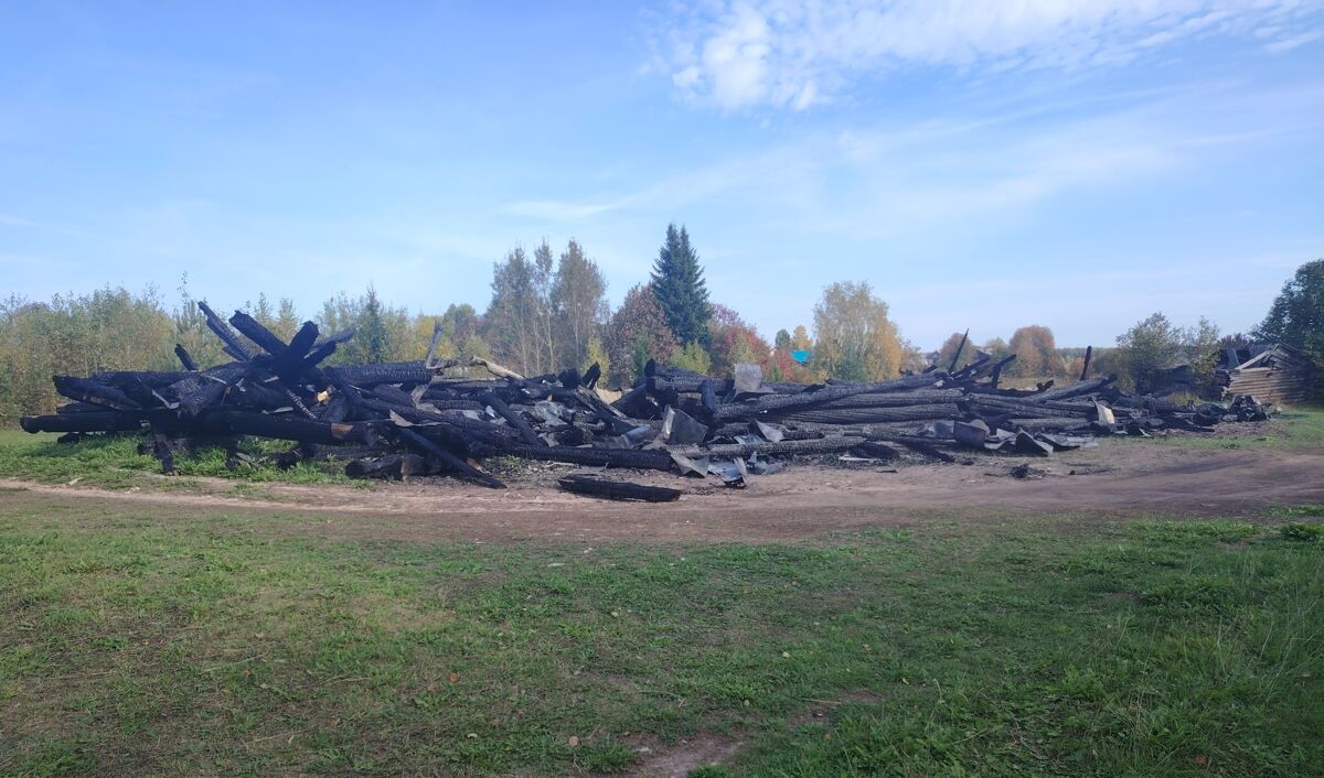 Церковь Петра и Павла, Нёбдино (Корткеросский район, Республика Коми). дополнительная информация, После пожара