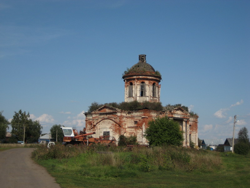 Скорятино. Церковь Покрова Пресвятой Богородицы. фасады