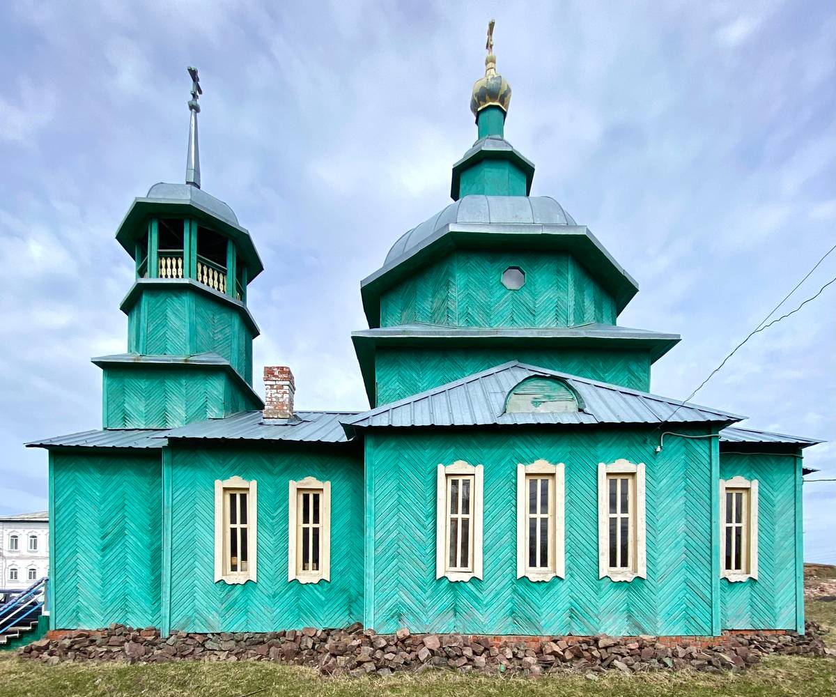 Южный фасад, фасады. Ульяновский Троице-Стефанов монастырь. Церковь Троицы Живоначальной, Ульяново (Усть-Куломский район, Республика Коми)