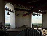 Ульяново. Ульяновский Троице-Стефанов монастырь. Колокольня с церквями Зосимы и Савватия и Николая Чудотворца