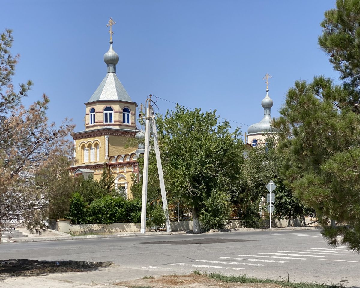 Церковь Николая Чудотворца, Туркменабад (Чарджоу) (Туркменистан, Прочие страны). фасады, Вид с юго-запада