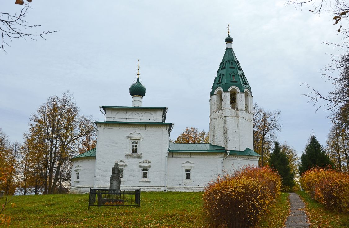 Церковь Илии Пророка, Палех (Палехский район, Ивановская область). общий вид в ландшафте