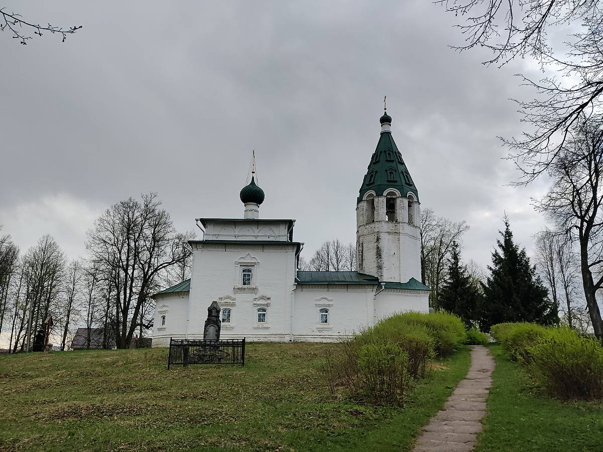 Общий вид храма с Севера., фасады. Церковь Илии Пророка, Палех (Палехский район, Ивановская область)