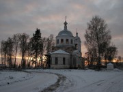 Церковь Воскресения Словущего, Вечереет. Храм воскресения словущего<br>, Беклемищи, Пестяковский район, Ивановская область