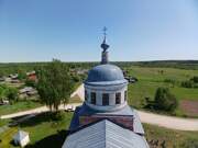 Церковь Воскресения Словущего, Вид с колокольни храма Воскресения Словущего из под купола.<br>, Беклемищи, Пестяковский район, Ивановская область