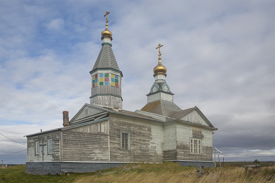 Церковь Тихвинской иконы Божией Матери, Кашкаранцы (Терский район, Мурманская область). фасады