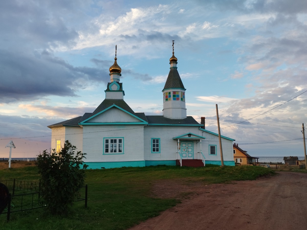 Церковь Тихвинской иконы Божией Матери, Кашкаранцы (Терский район, Мурманская область). фасады