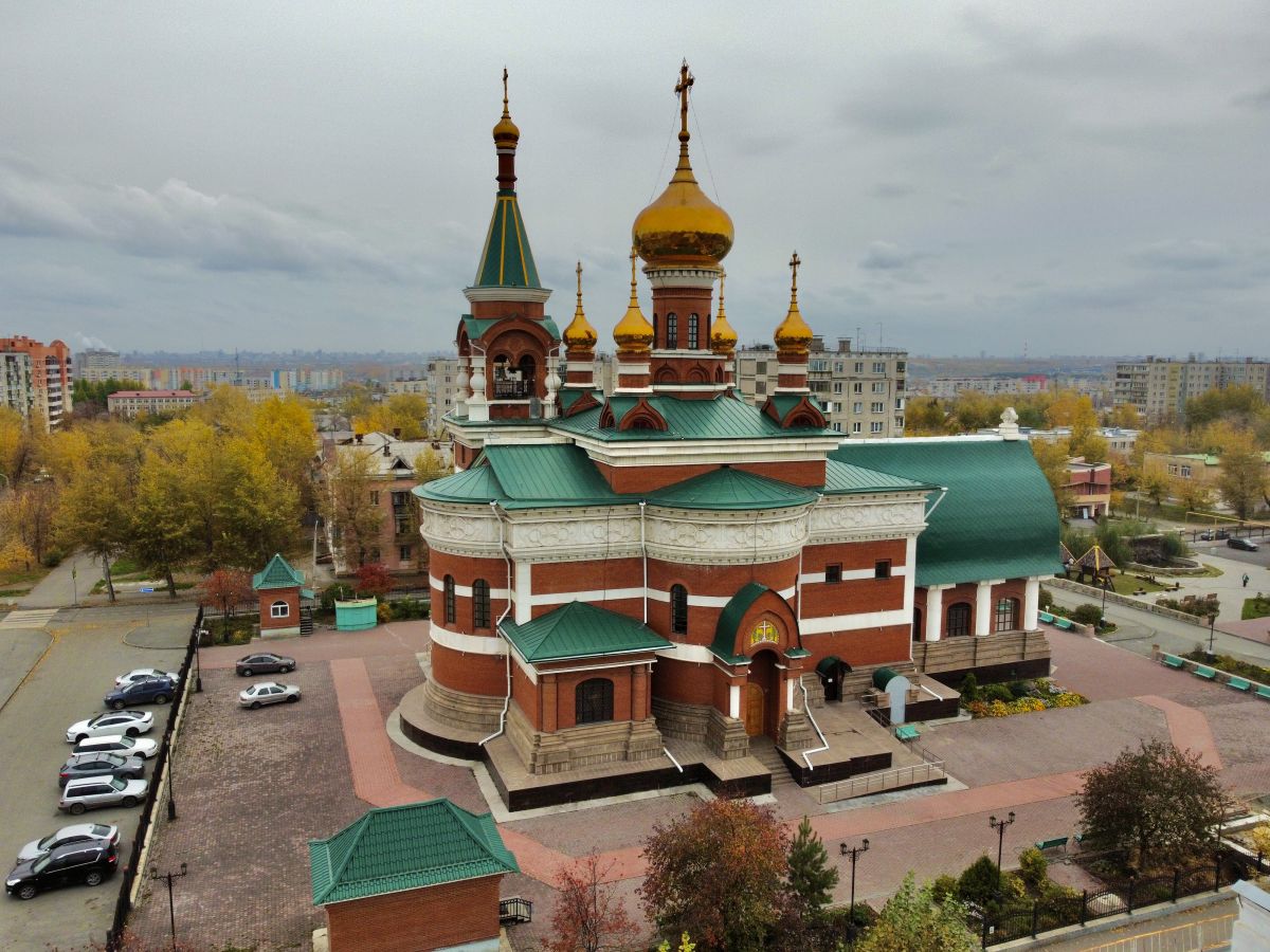 Церковь Георгия Победоносца, Челябинск (Челябинск, город, Челябинская область). фасады, Вид с севера