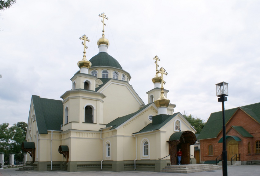 Багаевская. Церковь Николая Чудотворца. общий вид в ландшафте