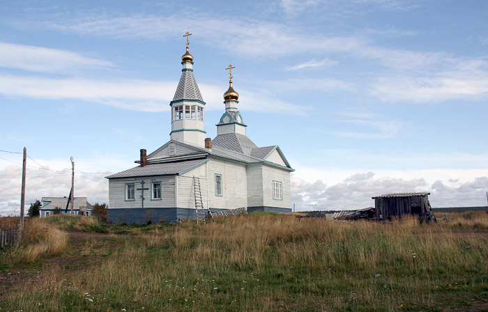 Церковь Тихвинской иконы Божией Матери, Кашкаранцы (Терский район, Мурманская область). фасады