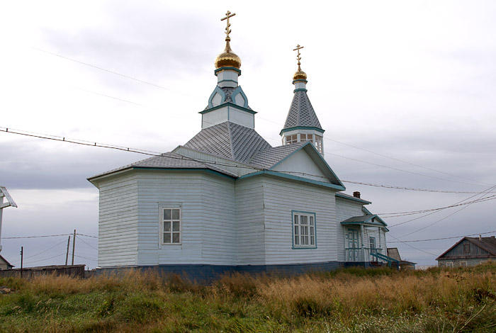 Церковь Тихвинской иконы Божией Матери, Кашкаранцы (Терский район, Мурманская область). фасады