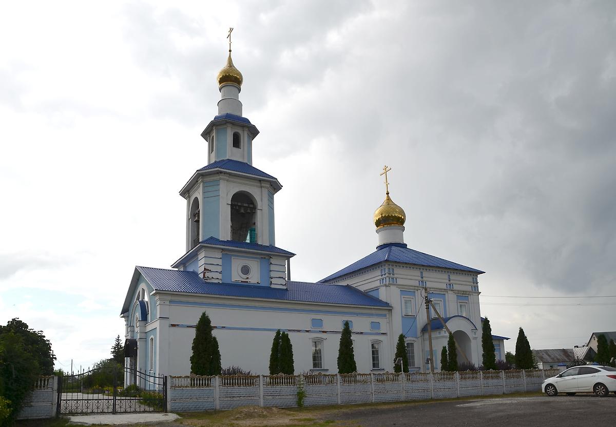 фасады. Церковь Успения Пресвятой Богородицы, Богородицкое (Добровский район, Липецкая область)