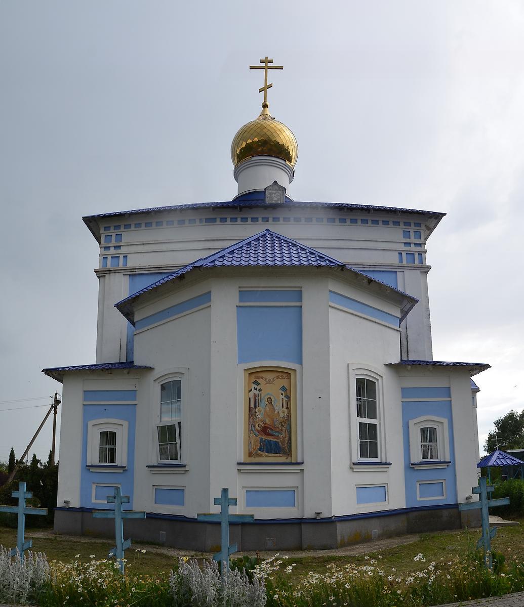 фасады. Церковь Успения Пресвятой Богородицы, Богородицкое (Добровский район, Липецкая область)