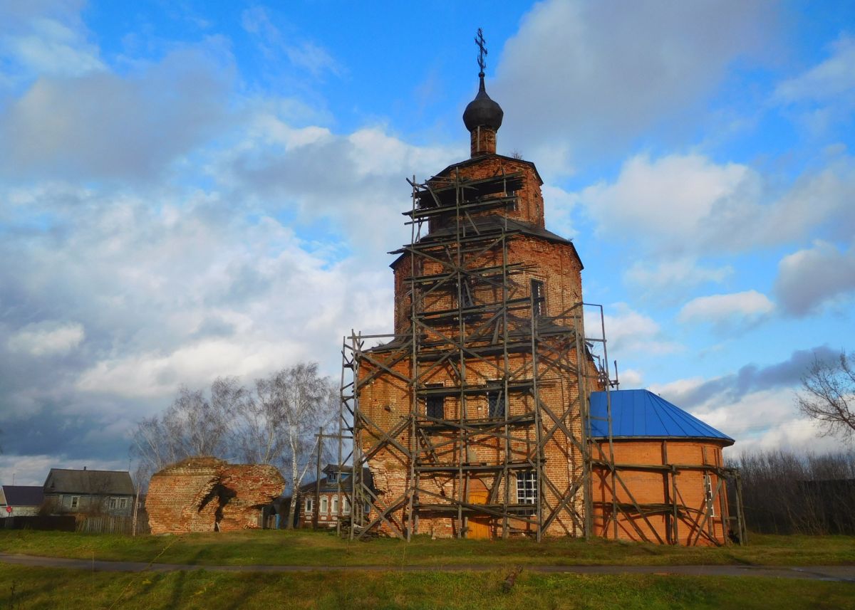 Церковь Спаса Нерукотворного Образа, Семово (Лысковский район, Нижегородская область). документальные фотографии