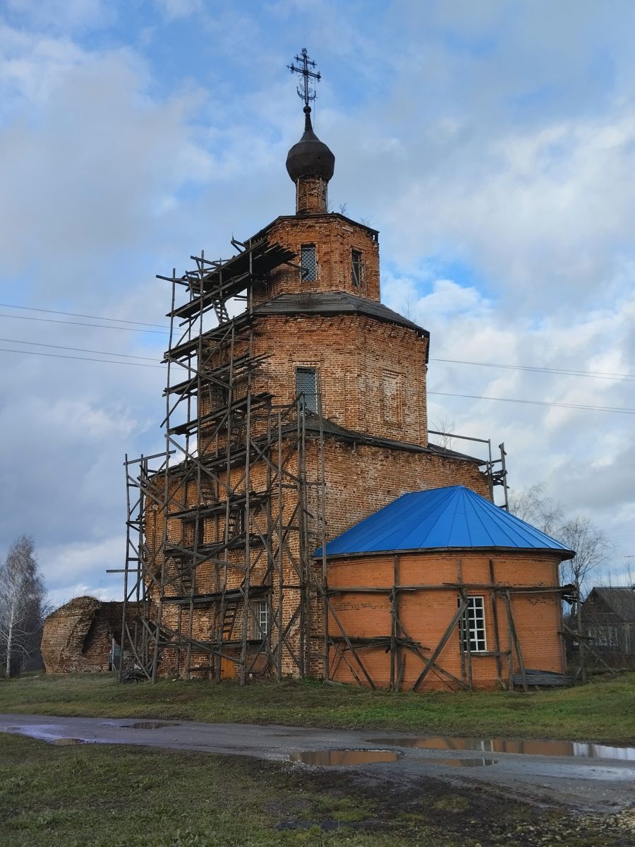 Церковь Спаса Нерукотворного Образа, Семово (Лысковский район, Нижегородская область). документальные фотографии