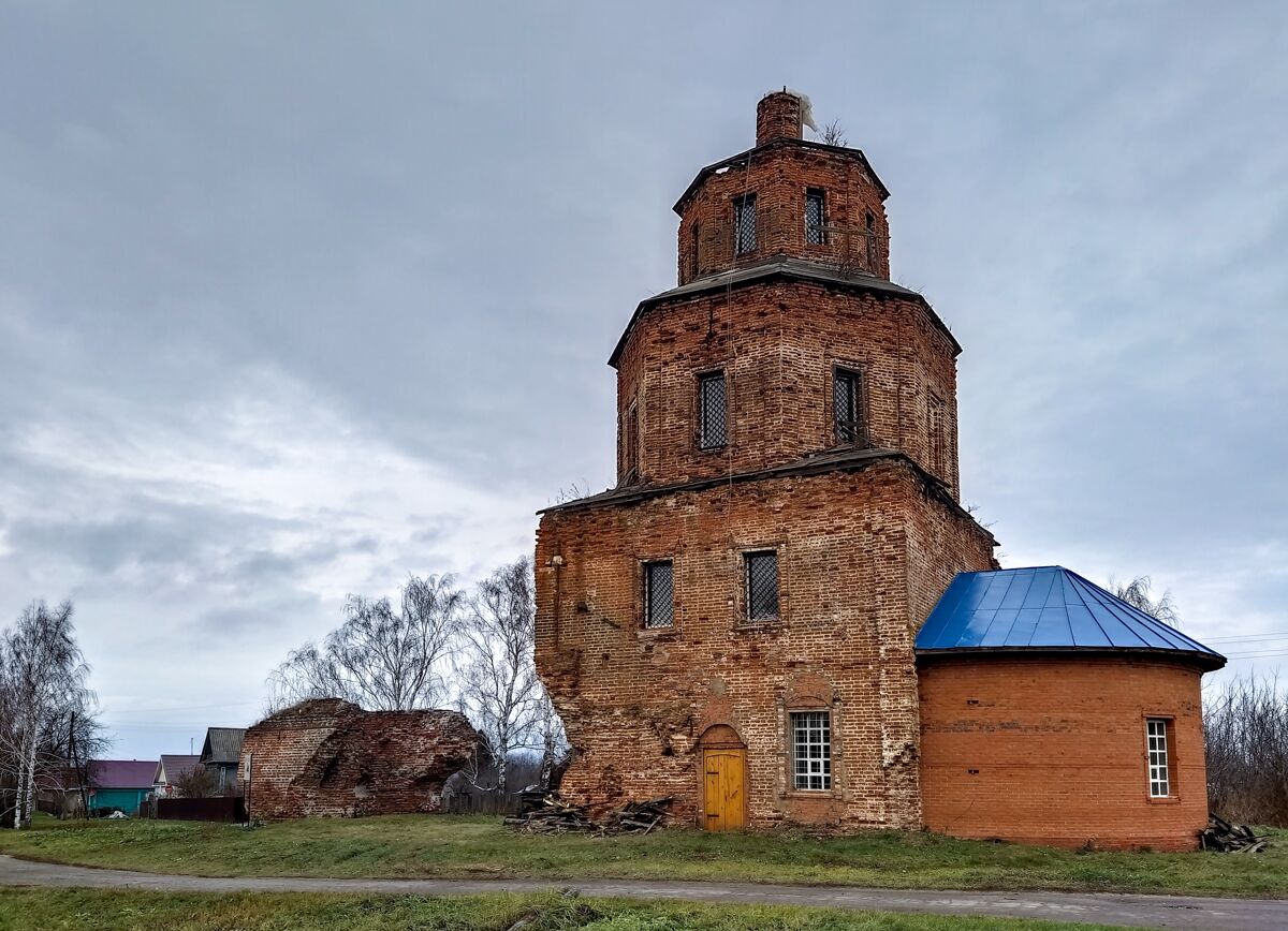 Церковь Спаса Нерукотворного Образа, Семово (Лысковский район, Нижегородская область). фасады