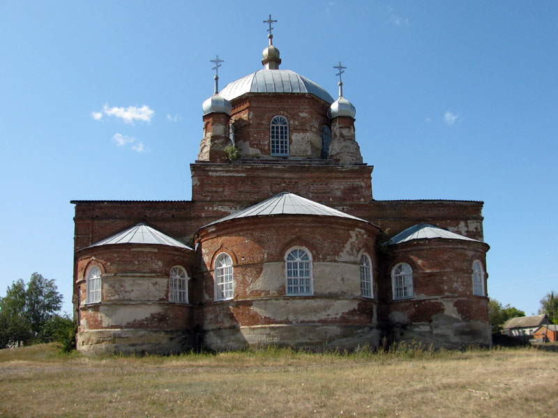 Мамоновка. Церковь Вознесения Господня. фасады