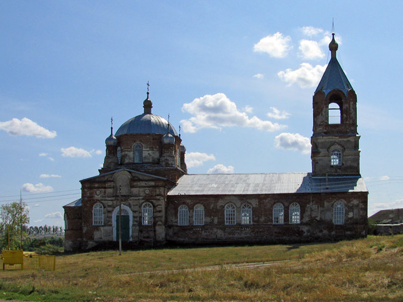 Мамоновка. Церковь Вознесения Господня. фасады