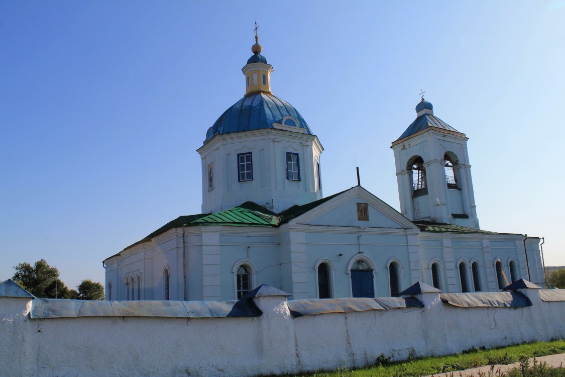 Новотолучеево. Церковь Казанской иконы Божией Матери. фасады