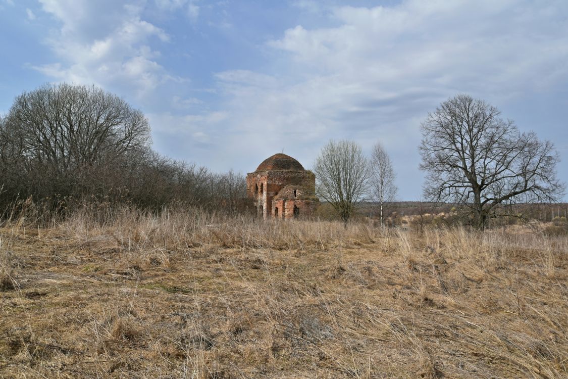 Церковь Троицы Живоначальной, Олисавино (Кольчугинский район, Владимирская область). фасады, Общий вид с юго-востока