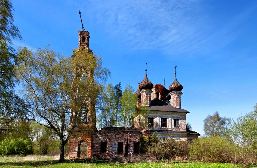 Церковь Благовещения Пресвятой Богородицы, Улошпань (Нерехтский район, Костромская область). фасады