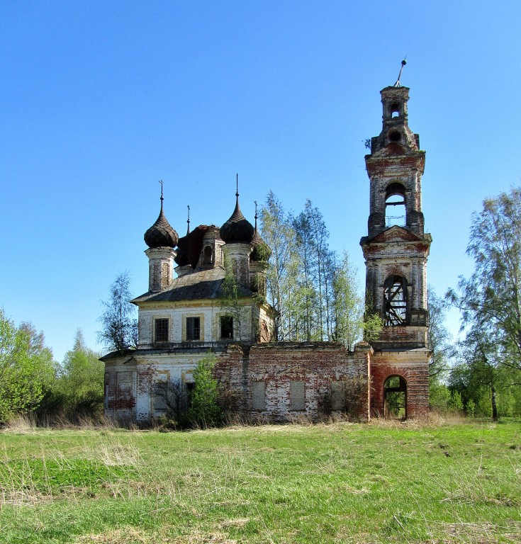 Церковь Благовещения Пресвятой Богородицы, Улошпань (Нерехтский район, Костромская область). фасады, северный фасад